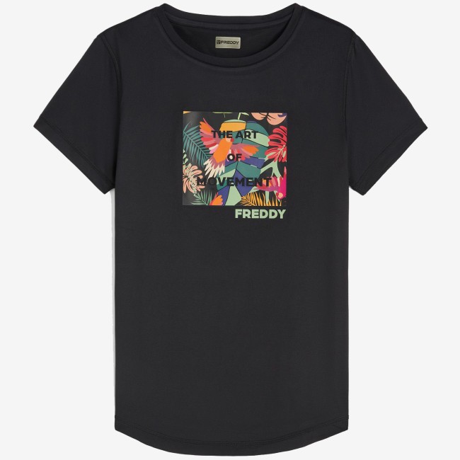 FREDDY W Short Sleeve T-Shirt S/S (S4WSFT2-NTROP4) ΜΠΛΟΥΖΑ